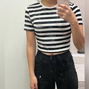 Zara crop t-shirt